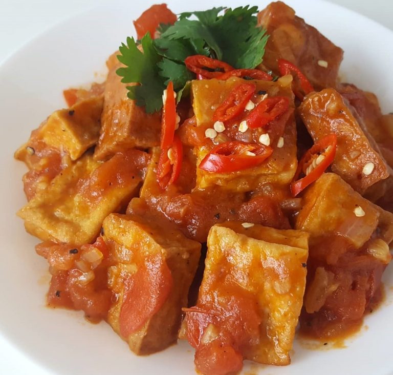 đậu sốt cà chua