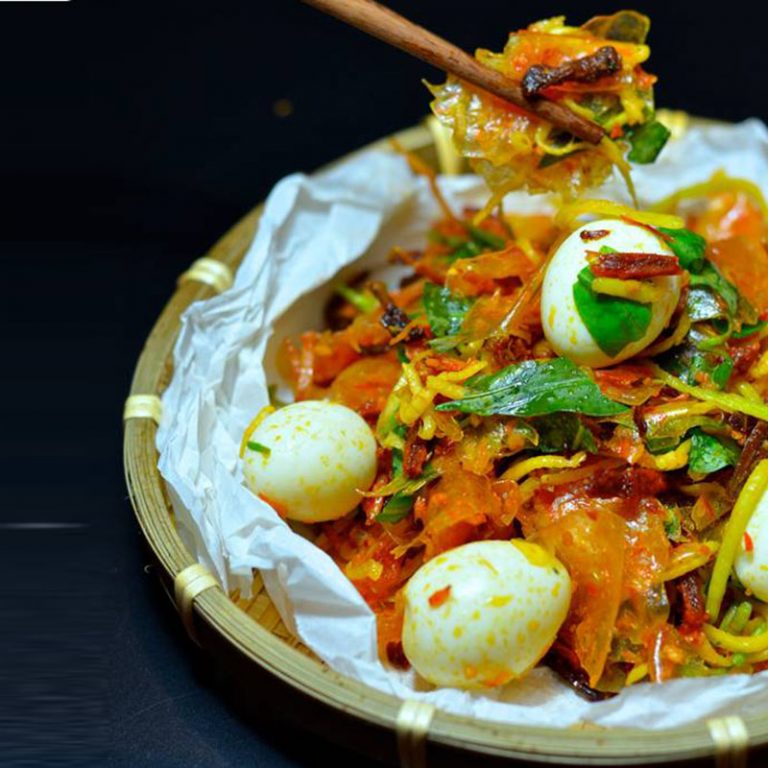 Cách làm bánh tráng trộn