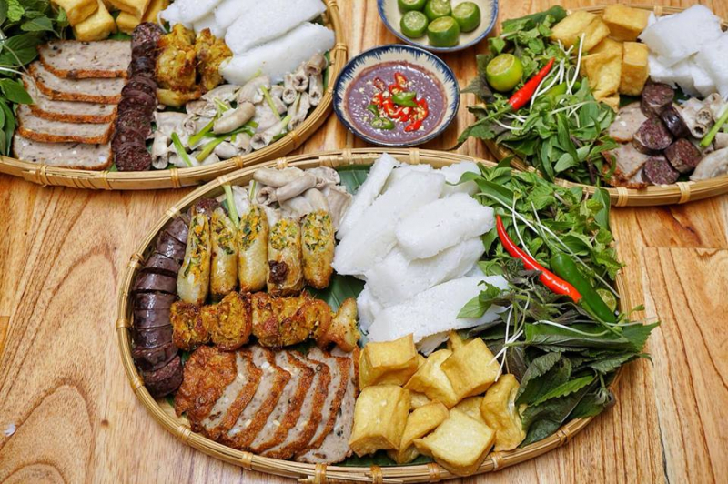 Bún đậu mắm tôm Giang