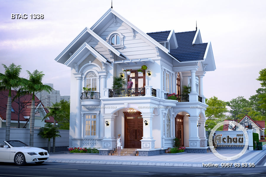 Top 10 mẫu biệt thự 2 tầng cơ bản của công ty thiết kế xây dựng Á Châu