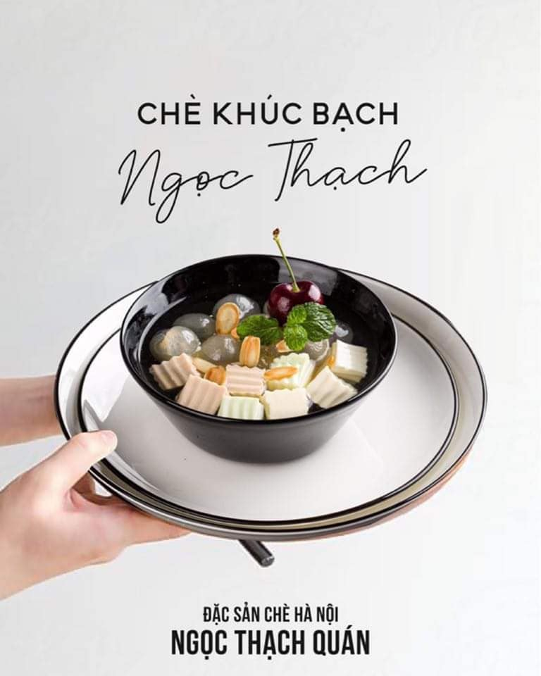 Chè khúc bạch, một món chè không thể bỏ qua khi đến Ngọc Thạch Quán Mỹ Tho