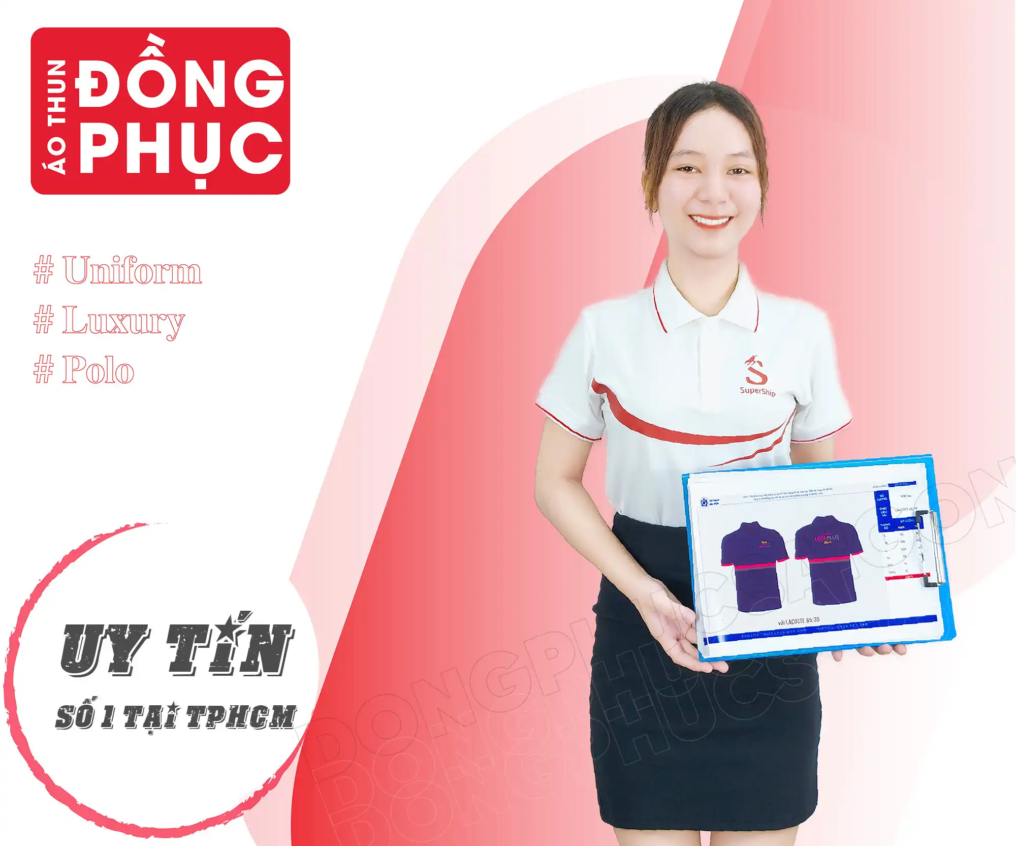 Thêu Logo Lên áo Thun đồng Phục Số Lượng ít